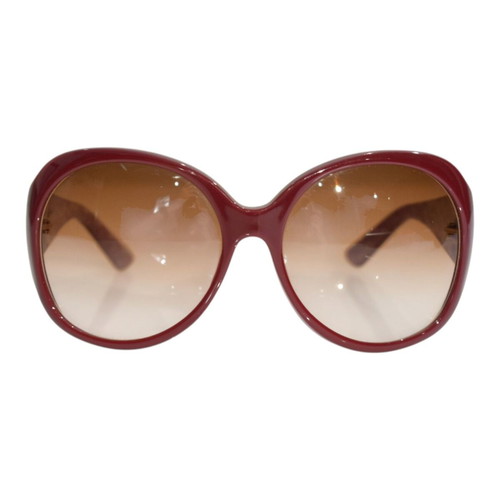 Gucci GG 2952/S oversized round sunglasses, burgundy