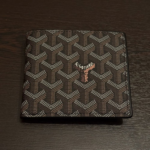 Goyard Paris wallet like new, black and brown