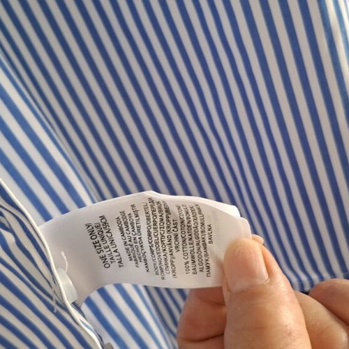 Polo Ralph Lauren shirt, blue and white stripes, size L