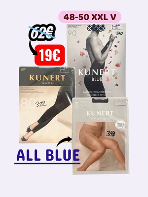 Μπλε γερμανικά καλσόν Kunert XXL καινούργια, υψηλής ποιότητας, αχρησιμοποίητα