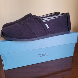 Toms Alpargata Recycled Cotton Canvas Black No 41