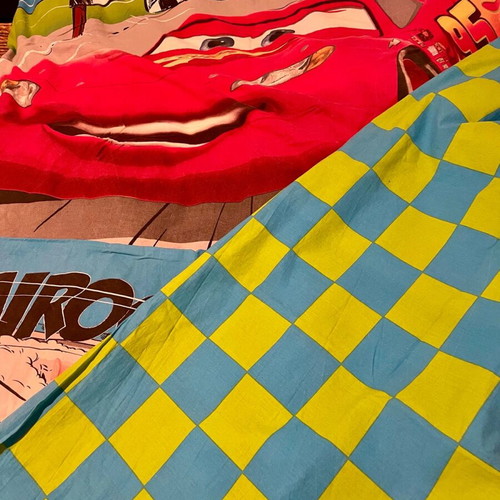 Disney Pixar Cars Kids Duvet Cover like new with Pillowcases