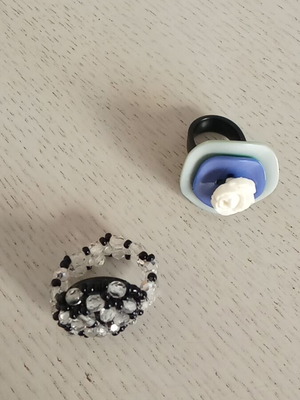 Two impressive rings like new