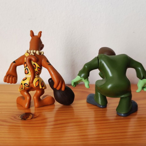 Scooby-Doo! Mystery Mates Stone Age Scooby & Creeper toy figures Hanna Barbera 2008