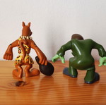 Scooby-Doo! Mystery Mates φιγούρες Stone Age Scooby & Creeper Hanna Barbera 2008