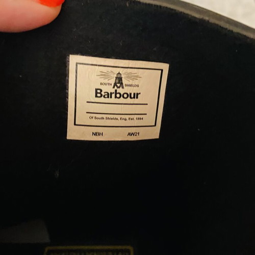 Barbour biker boots new, black, size 37