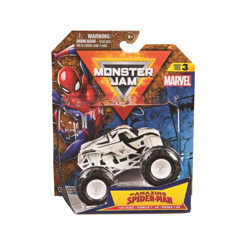 Spin Master Monster Jam Marvel The Amazing Spider-Man 1:64 Vehicle new