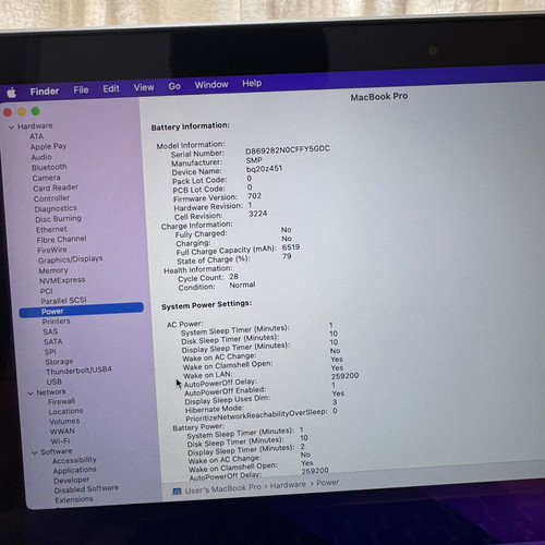 MacBook Pro Retina Display 13.3” Silver, 16GB RAM, 500GB SSD