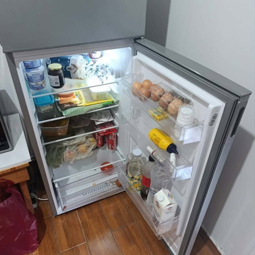 Daewoo two-door refrigerator 213 liters inox