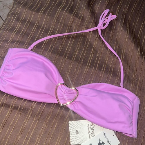 SugarFree bikini top, pink, size M
