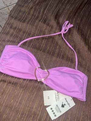 SugarFree bikini top, pink, size M