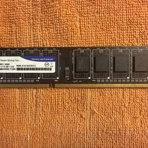 Ram DDR3 4GB 1600 MHz like new