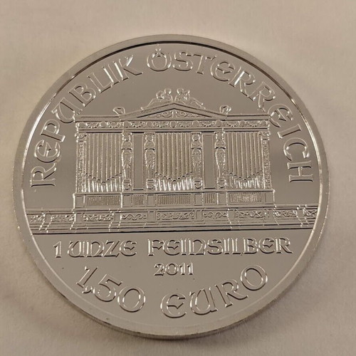 Silver Australian Philharmonic Bullion 2011 coin new 1oz