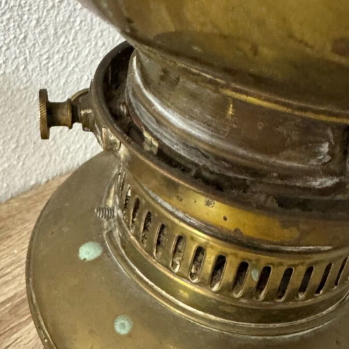 Antique brass samovar used with Persian mark
