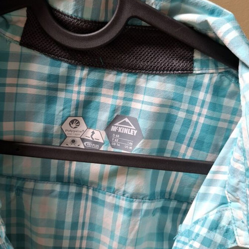 McKinley women's shirt used, turquoise, medium size