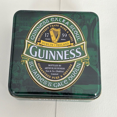Collectible metal Guinness box new