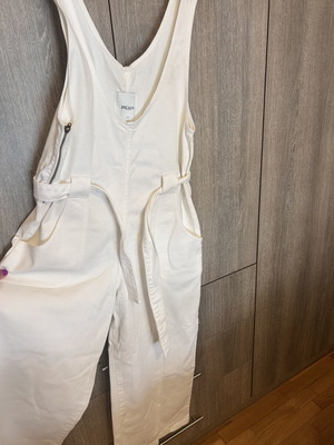 Sac & Co άσπρη τζιν σαλοπέτα σαν καινούργια, ζωνάκι, μέγεθος M
