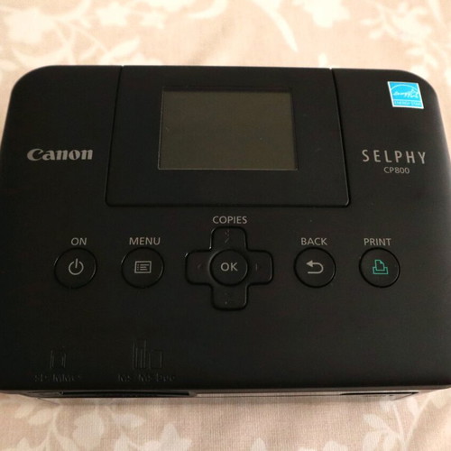 Canon SELPHY CP800 photo printer used, black