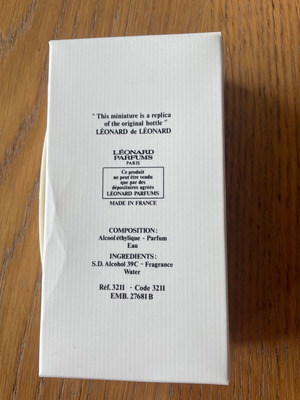 Leonard Eau de Toilette Miniature 4 ml new