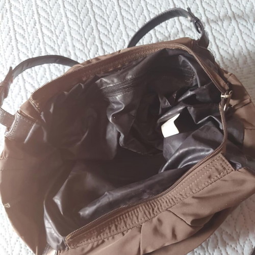 Sisley shoulder bag dark oil waterproof fabric like new