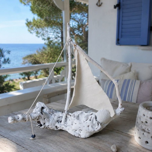 Handmade decorative ship like new