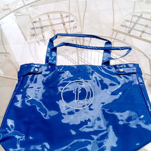 Blue new handbag