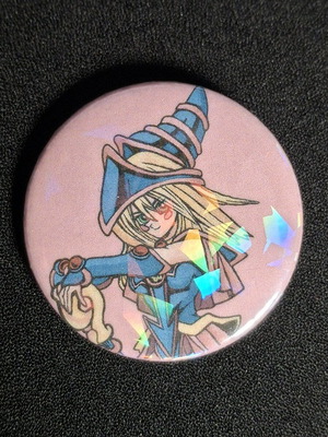 Handmade DMG foil pin new with diamond effect Yu-Gi-Oh!