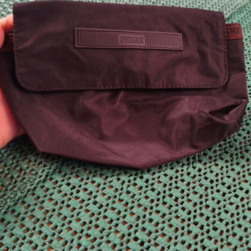 Gianfranco Ferre FERRE cosmetic pouch, black and brown