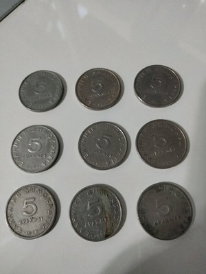 Pentadrachma coins used