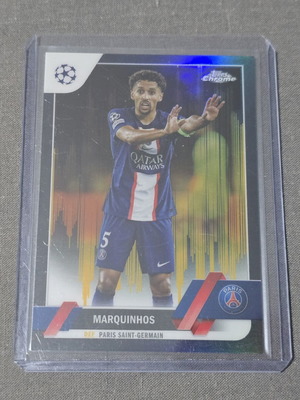 Marquinhos Topps Chrome UEFA Champions League 2023 card like new