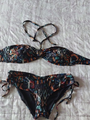 Γυναικείο σετ μπικίνι H&M σαν καινούργιο, μαύρο και καφέ