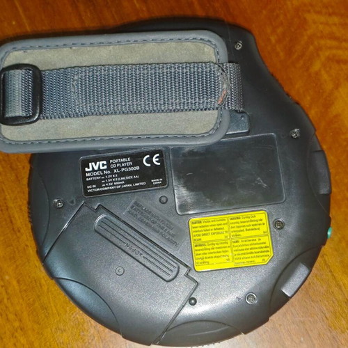 JVC XL-PG300 portable CD player used with Hyper-Bass and Anti-Shock