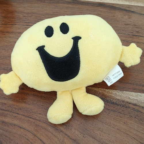 Mr. Happy plush toy from Mr. Men & Little Miss series