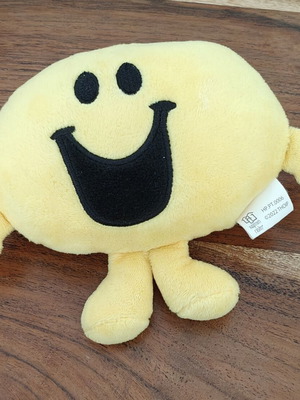 Mr. Happy plush toy from Mr. Men & Little Miss series