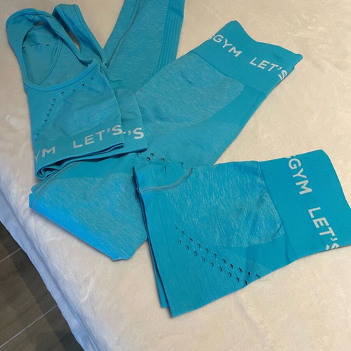 Brazil Coco set of 3 pieces like new, turquoise, Small