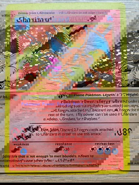 10 Συλλεκτικες Καρτες Pokemon 1995 - Holo - 1st Edition
