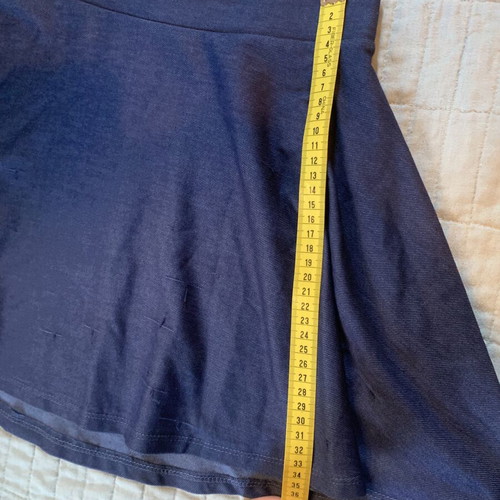 Pull & Bear skater mini skirt used, fits XS/S, blue