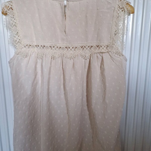 Shein blouse new, beige, size L
