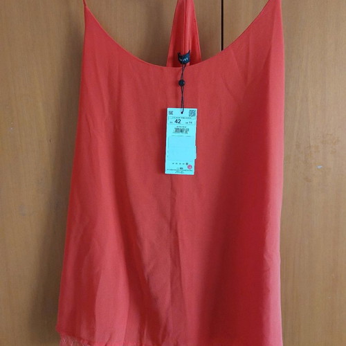 Blouse tank top XL new, red