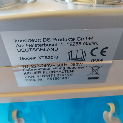 Easymaxx mini washing machine, 3 kg capacity, unused