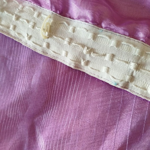 Large double curtain used purple 2.80x2.80