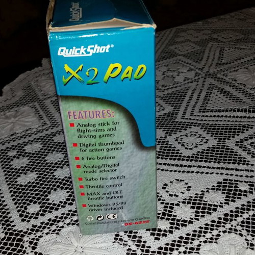 QuickShot X2 Pad controller lightly used with Gameport connection