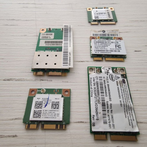 Laptop WiFi cards pack of 5 like new