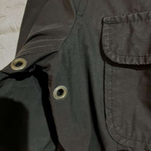 Armani jacket summer jacket with hood like new, black