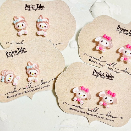 Children's earrings new, set with various designs