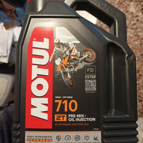 Motul 710 2T premix oil for two-stroke engines 100% synthetic 4L new