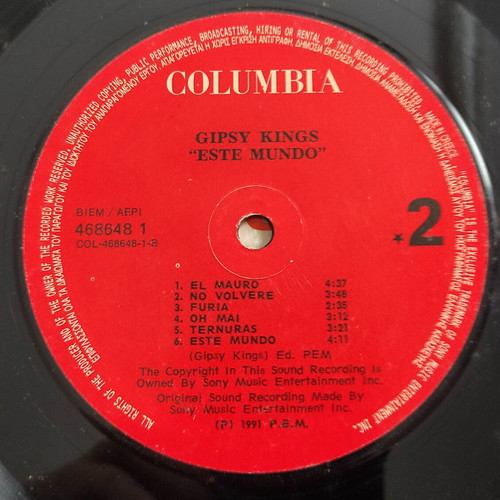 Gipsy Kings Este Mundo LP used, European edition