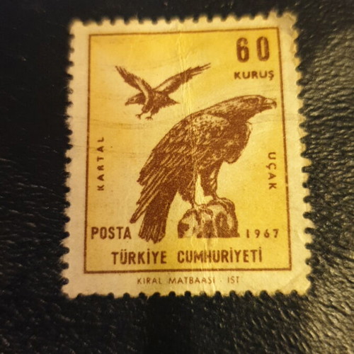 60 Kurus Turkey 1967 stamp used