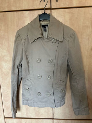 H&M women's blazer used, beige, size L