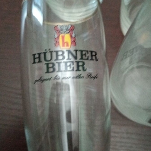 Vintage German beer glasses set of 6, like new, 12cm height